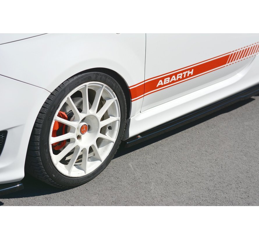 Maxton Design SIDE SKIRTS DIFFUSERS FIAT 500 ABARTH MK1