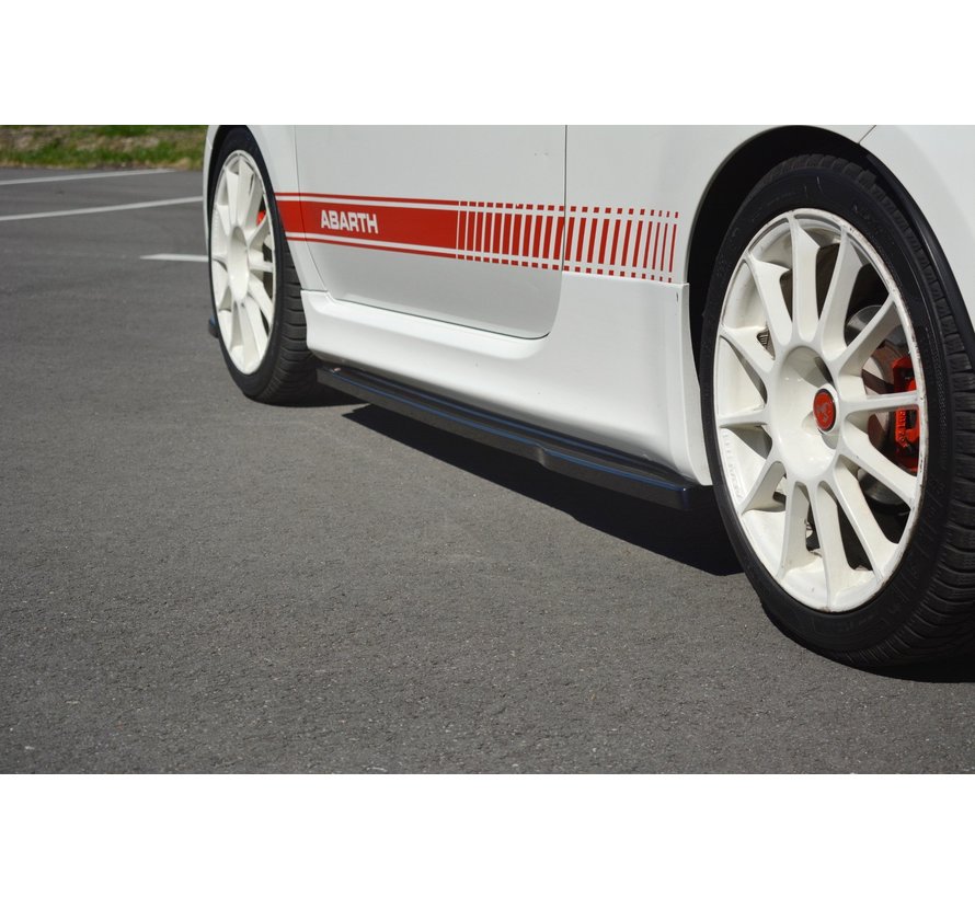 Maxton Design SIDE SKIRTS DIFFUSERS FIAT 500 ABARTH MK1