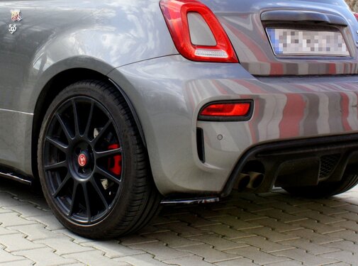 Maxton Design Maxton Design REAR SIDE SPLITTERS FIAT 500 ABARTH MK1 FACELIFT