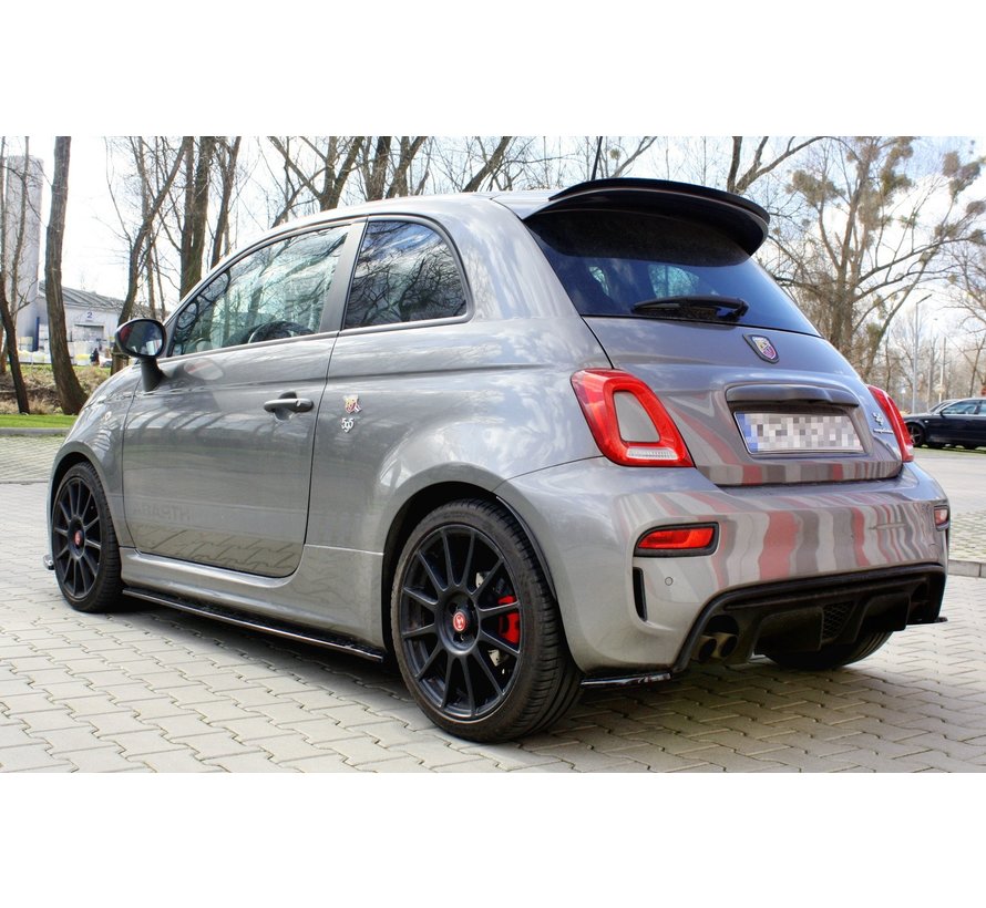 Maxton Design REAR SIDE SPLITTERS FIAT 500 ABARTH MK1 FACELIFT