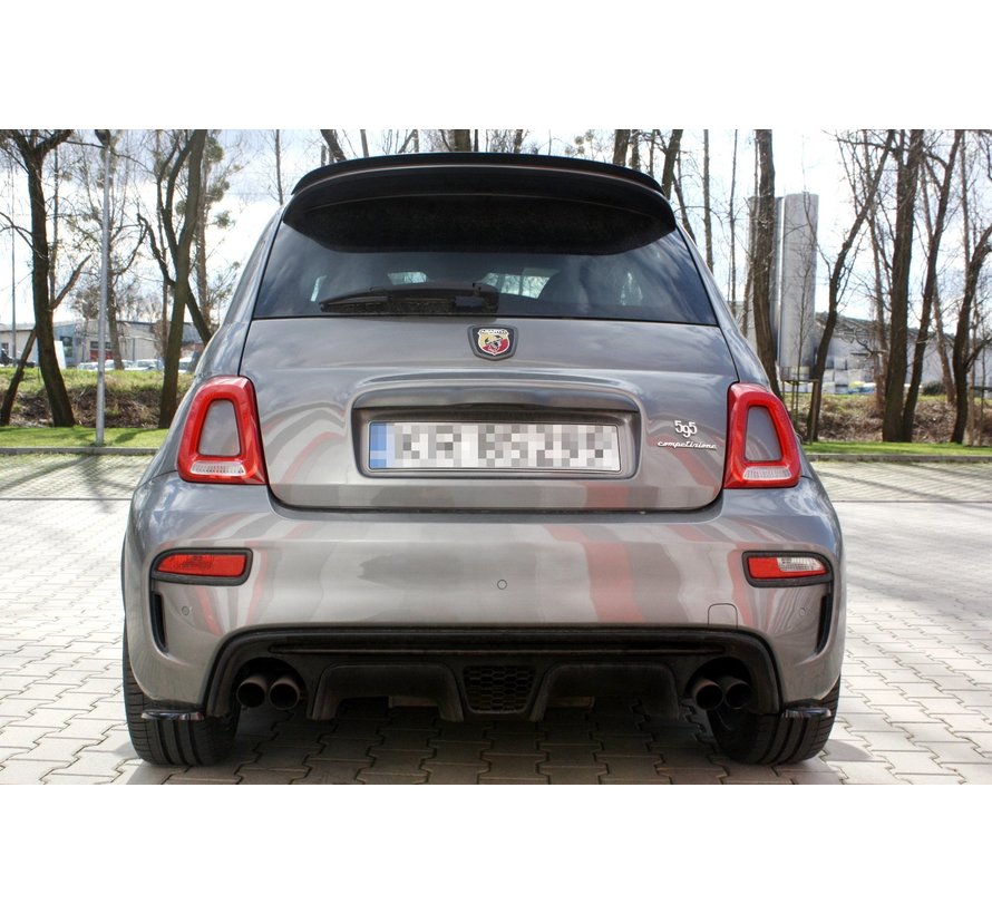 Maxton Design REAR SIDE SPLITTERS FIAT 500 ABARTH MK1 FACELIFT