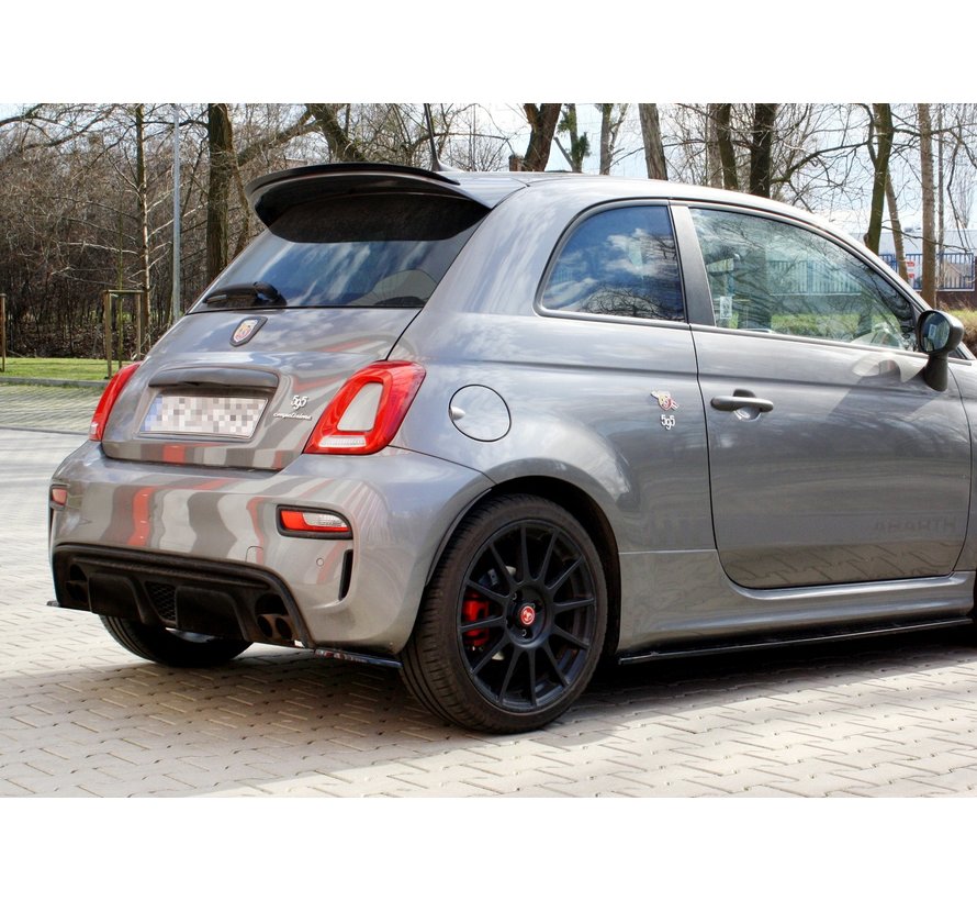 Maxton Design REAR SIDE SPLITTERS FIAT 500 ABARTH MK1 FACELIFT