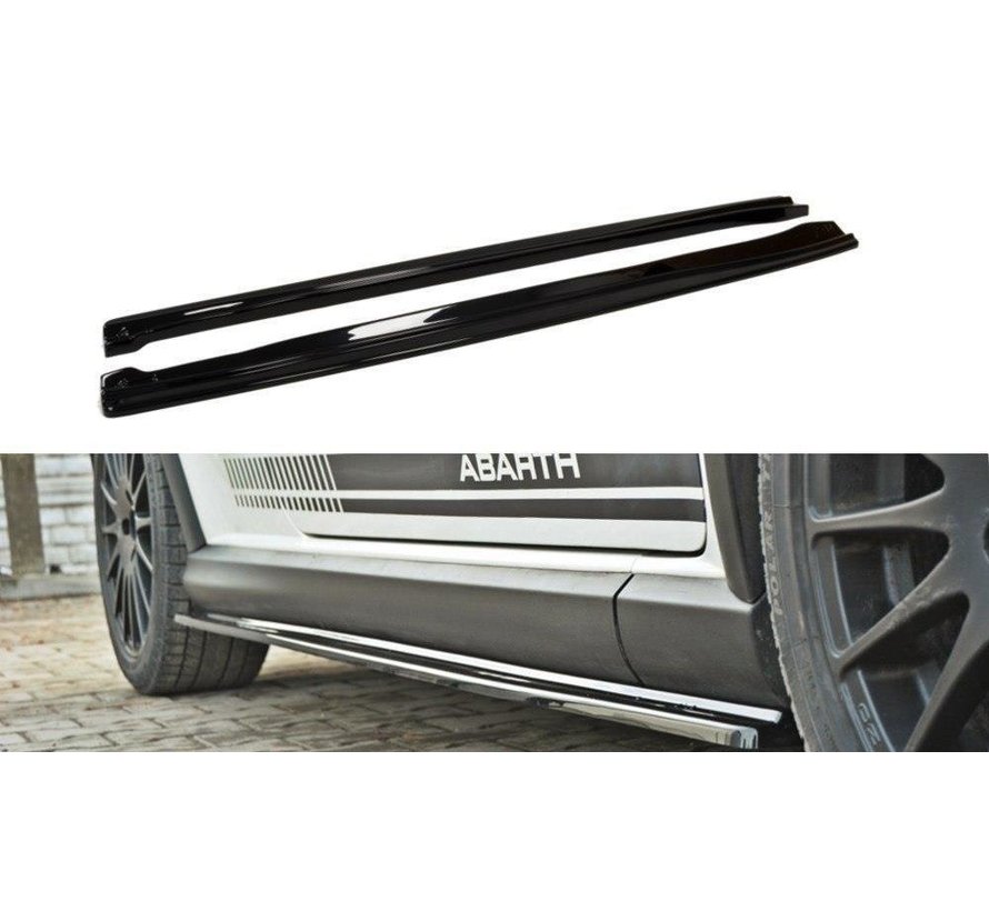 Maxton Design SIDE SKIRTS DIFFUSERS FIAT GRANDE PUNTO ABARTH