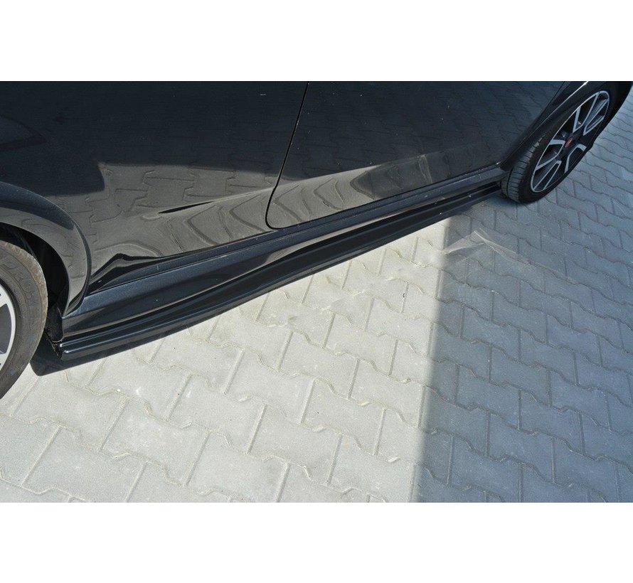 Maxton Design SIDE SKIRTS DIFFUSERS Fiat Punto Evo Abarth
