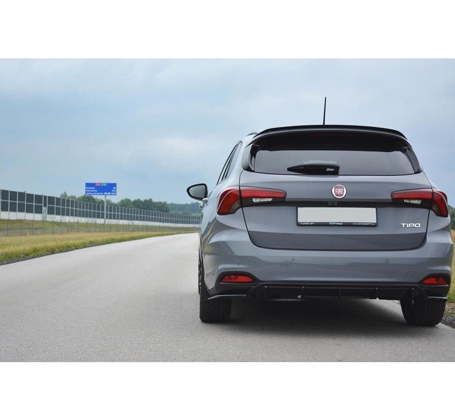 Maxton Design REAR SIDE SPLITTERS Fiat Tipo S-Design