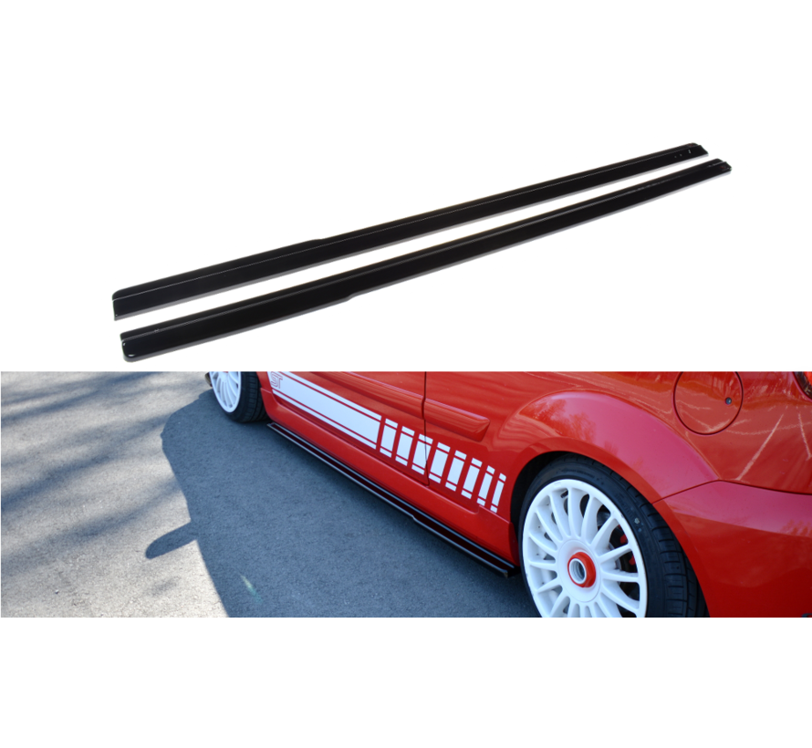 Maxton Design SIDE SKIRTS DIFFUSERS FORD FIESTA MK6 ST