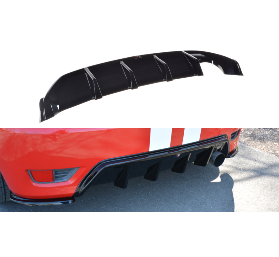 Maxton Design REAR DIFFUSER FORD FIESTA MK6 ST