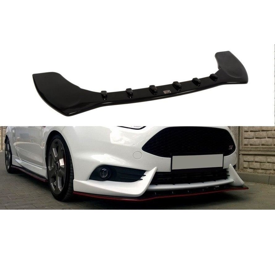 Maxton Design FRONT SPLITTER FIESTA MK7 ST FACELIFT 2013-2016 (FIT MAXTON FRONT BUMPER)