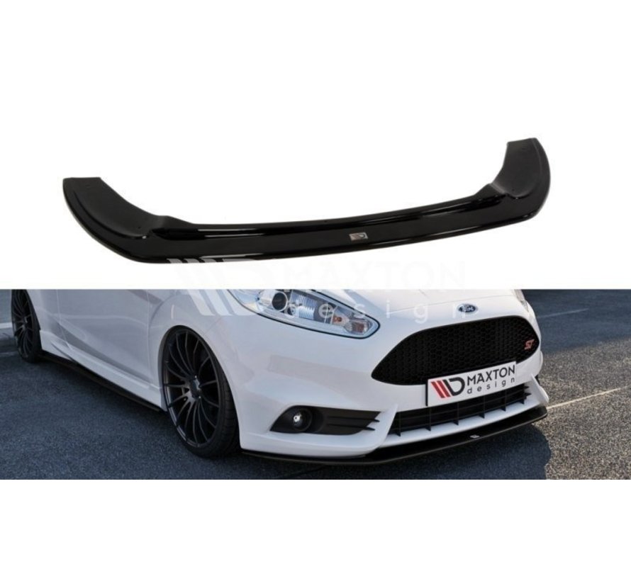 Maxton Design FRONT SPLITTER V.2 FIESTA MK7 ST FACELIFT 2013-16