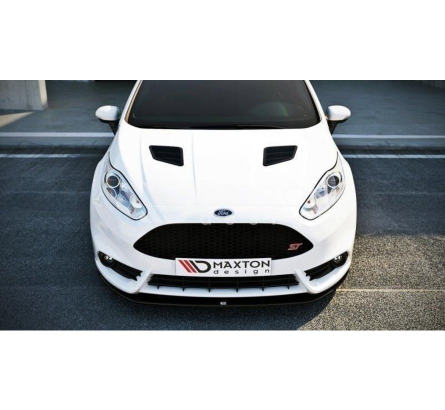 Maxton Design FRONT SPLITTER V.2 FIESTA MK7 ST FACELIFT 2013-16