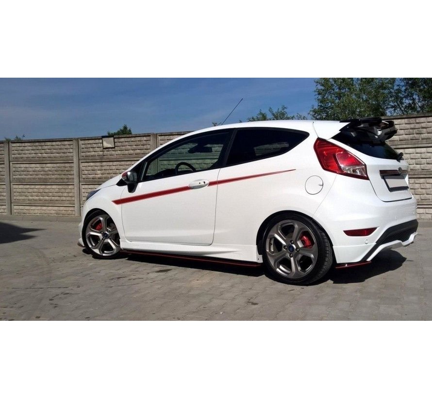 Maxton Design REAR SIDE SPLITTERS FORD FIESTA MK7 ST / STLINE / ZETEC S FACELIFT