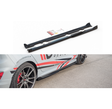 Maxton Design Maxton Design SIDE SKIRTS DIFFUSERS V.4 Ford Fiesta Mk8 ST / ST-Line
