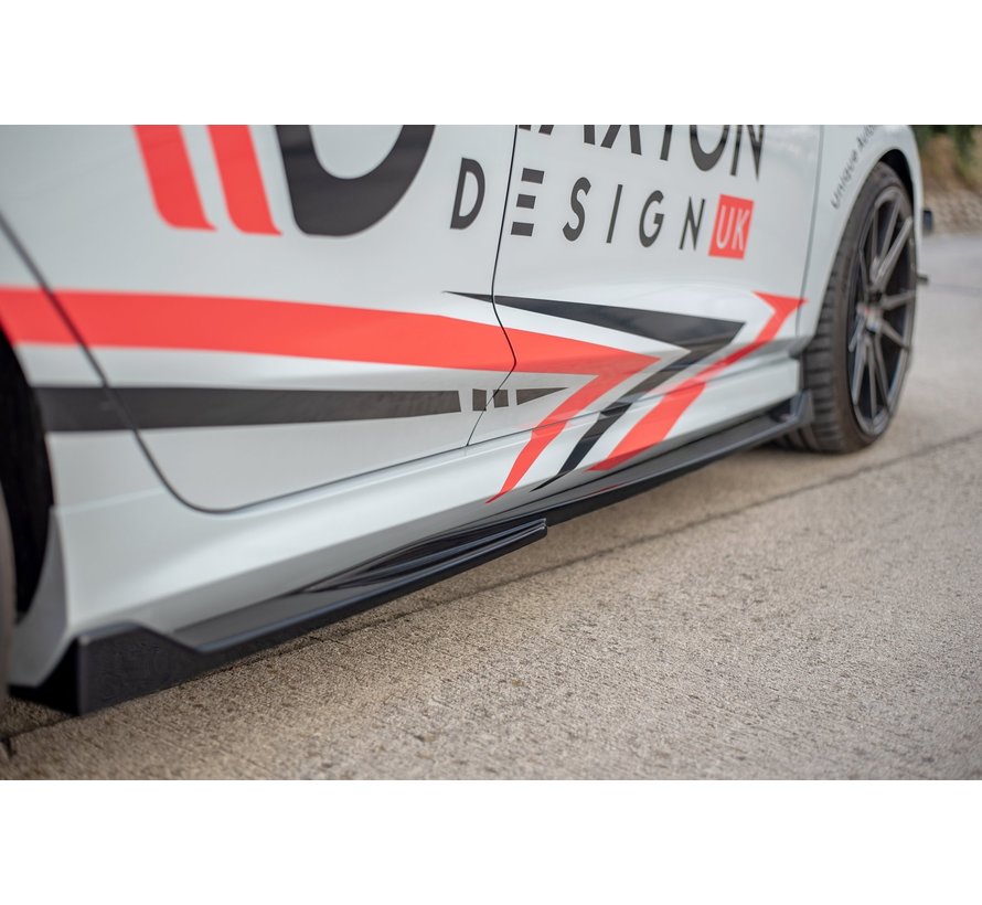 Maxton Design SIDE SKIRTS DIFFUSERS  V.4 Ford Fiesta Mk8 ST / ST-Line