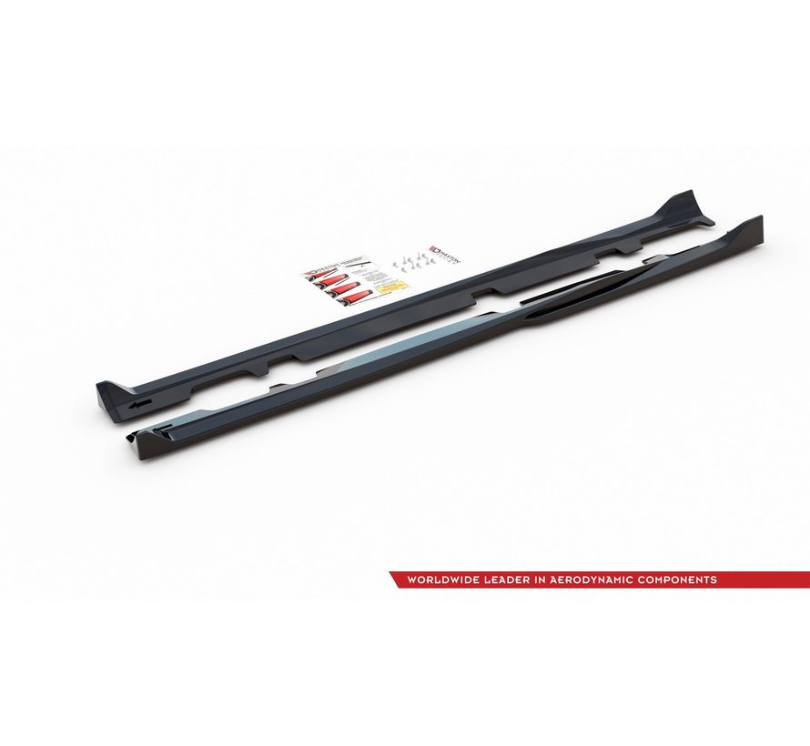 Maxton Design SIDE SKIRTS DIFFUSERS  V.4 Ford Fiesta Mk8 ST / ST-Line