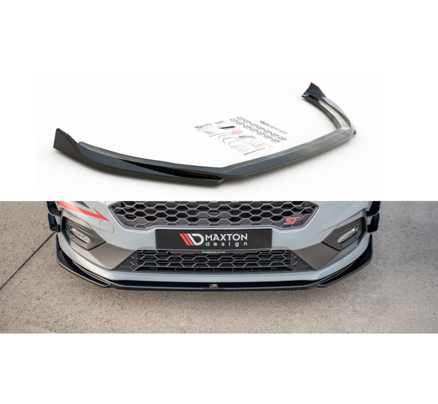 Maxton Design FRONT SPLITTER V.4 Ford Fiesta Mk8 ST / ST-Line