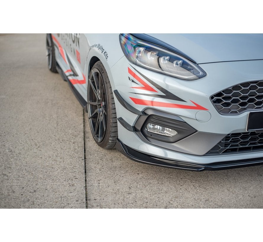 Maxton Design FRONT SPLITTER V.4 Ford Fiesta Mk8 ST / ST-Line