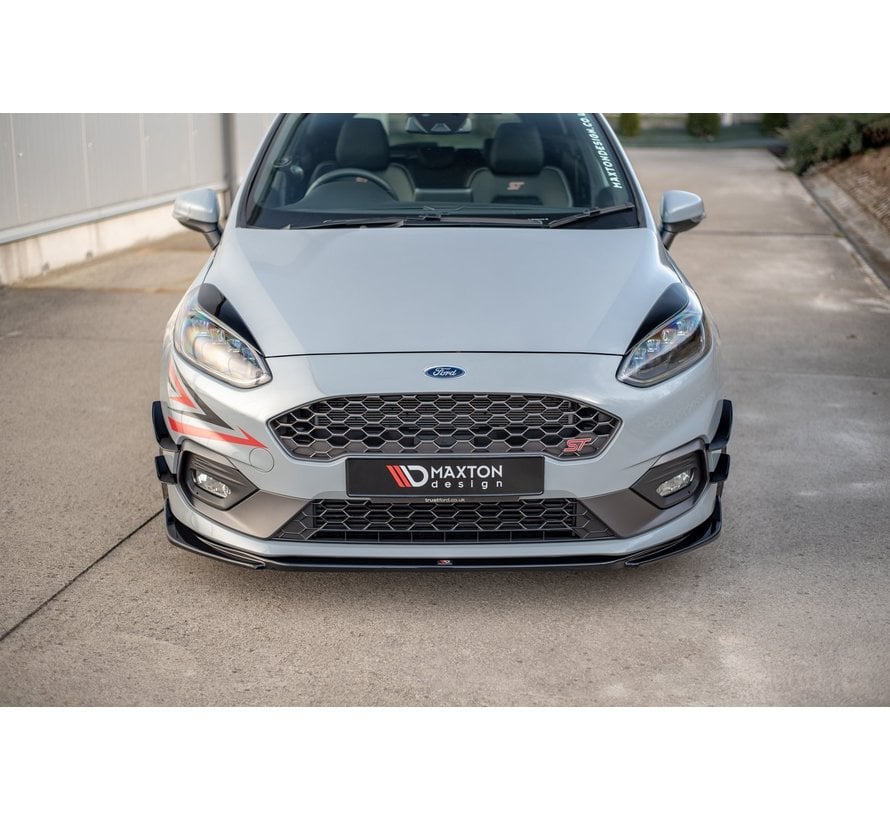 Maxton Design FRONT SPLITTER V.4 Ford Fiesta Mk8 ST / ST-Line