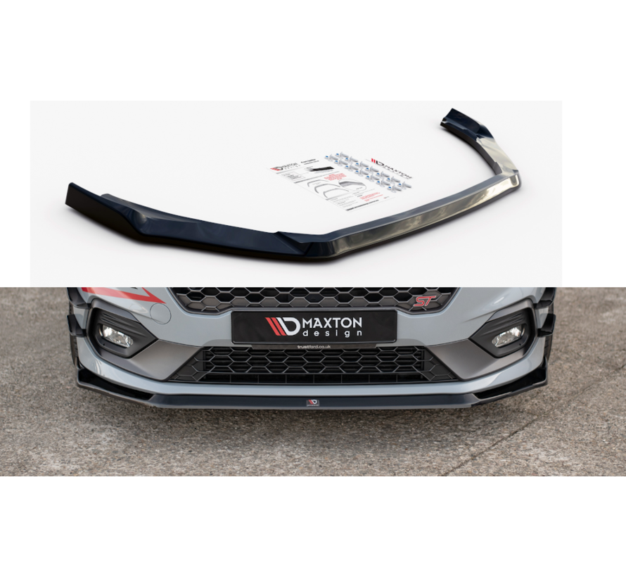 Maxton Design FRONT SPLITTER V.5 Ford Fiesta Mk8 ST / ST-Line