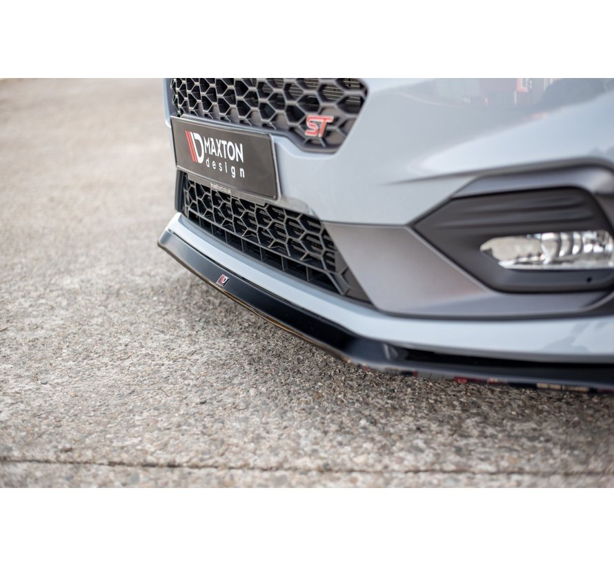 Maxton Design FRONT SPLITTER V.5 Ford Fiesta Mk8 ST / ST-Line