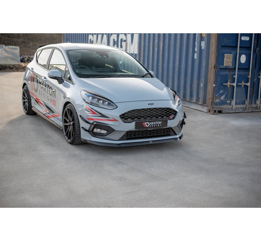 Maxton Design FRONT SPLITTER V.6 Ford Fiesta Mk8 ST / ST-Line