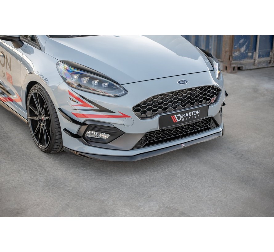 Maxton Design FRONT SPLITTER V.6 Ford Fiesta Mk8 ST / ST-Line