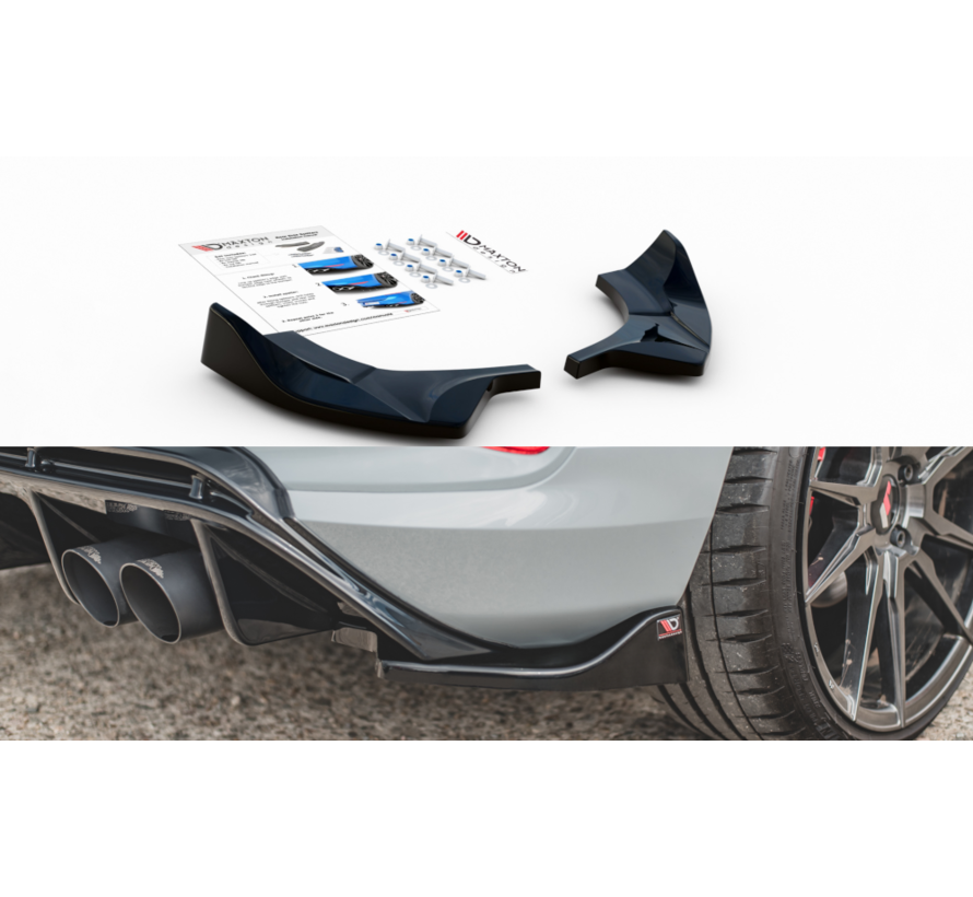 Maxton Design REAR SIDE SPLITTERS Ford FIesta Mk8 ST