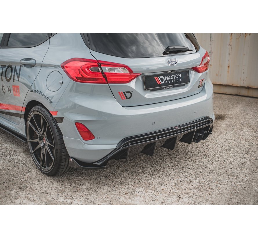Maxton Design REAR SIDE SPLITTERS Ford FIesta Mk8 ST