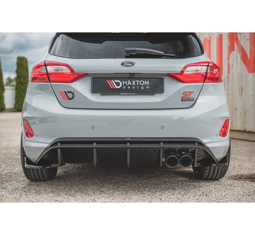Maxton Design REAR SIDE SPLITTERS Ford FIesta Mk8 ST