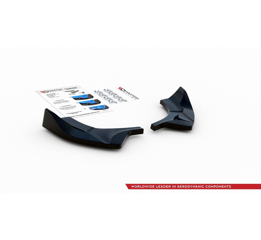 Maxton Design REAR SIDE SPLITTERS Ford FIesta Mk8 ST