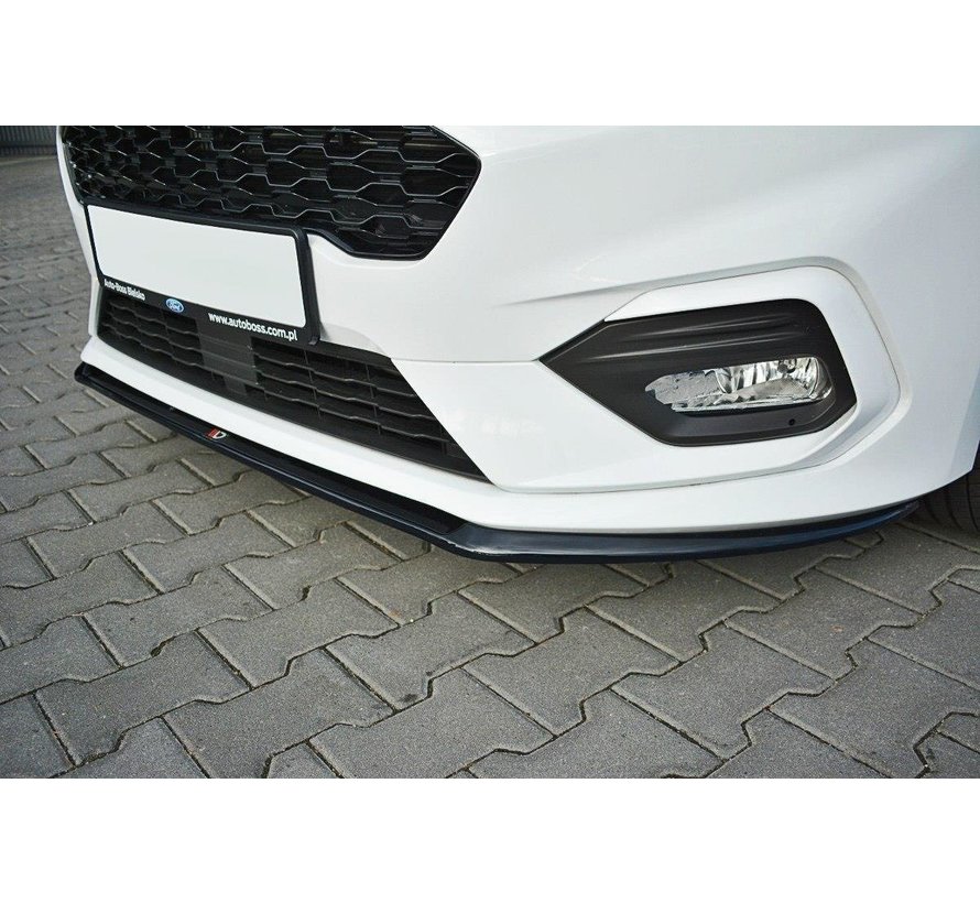 Maxton Design FRONT SPLITTER V.3 FORD FIESTA MK8 ST/ST-LINE