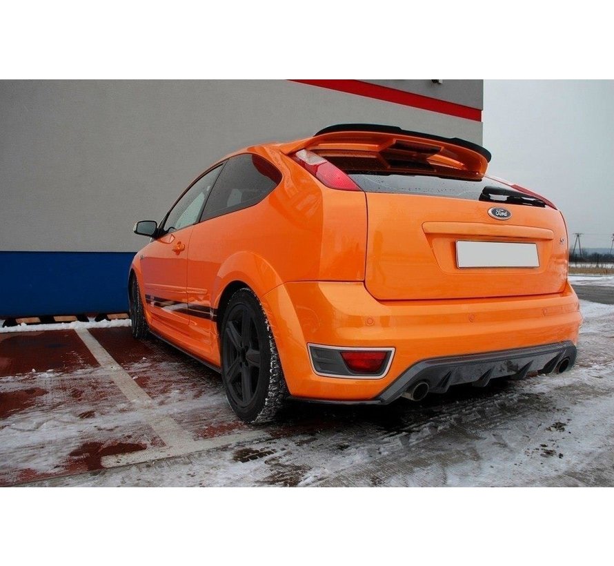 Maxton Design REAR SIDE SPLITTERS V.2 Ford Focus ST Mk2