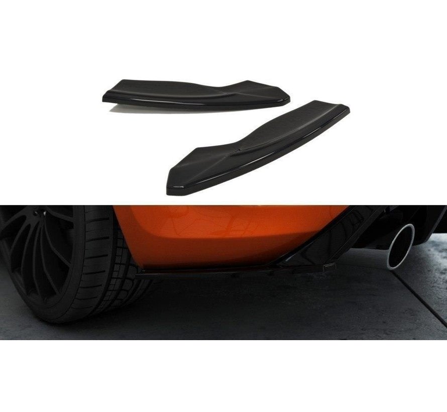Maxton Design REAR SIDE SPLITTERS V.2 Ford Focus ST Mk2 FL