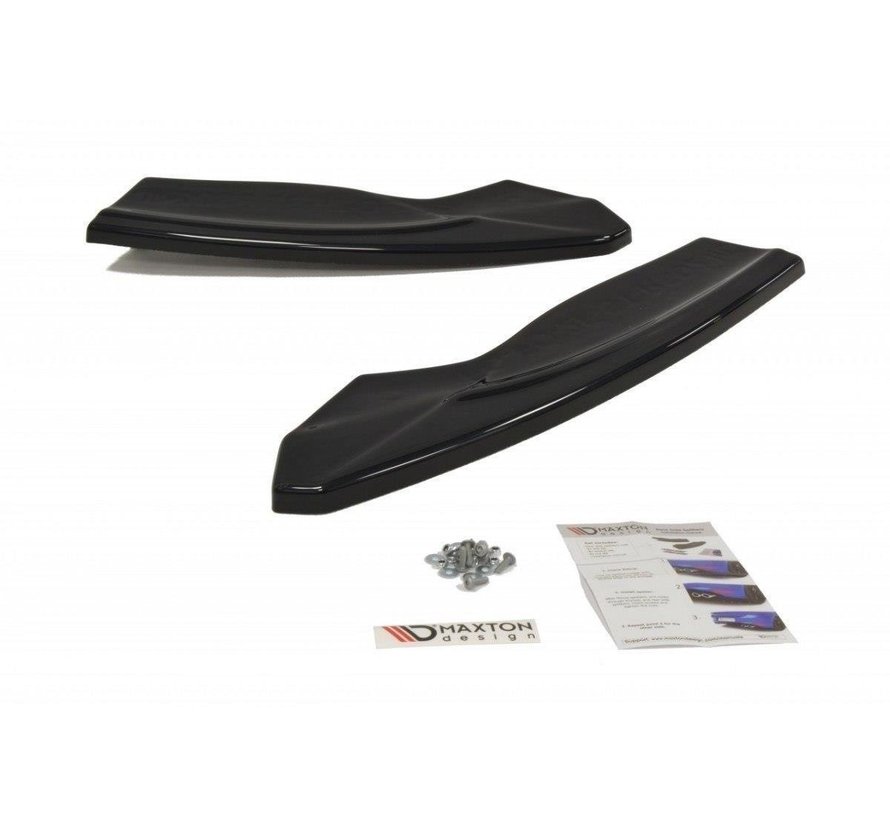 Maxton Design REAR SIDE SPLITTERS V.2 Ford Focus ST Mk2 FL