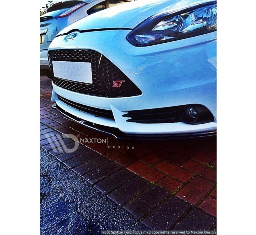 Maxton Design FRONT SPLITTER V.1 Ford Focus ST Mk3