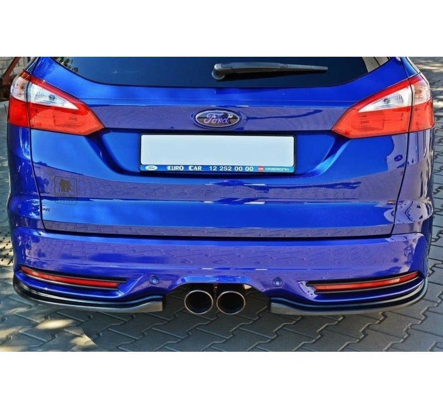 Maxton Design REAR SIDE SPLITTERS Ford Focus ST Mk3 Estate