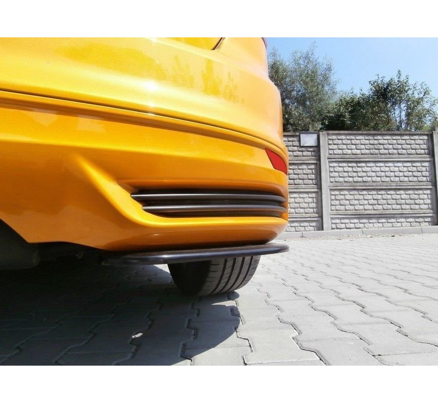 Maxton Design REAR SIDE SPLITTERS Ford Focus ST Mk3 Hatchback