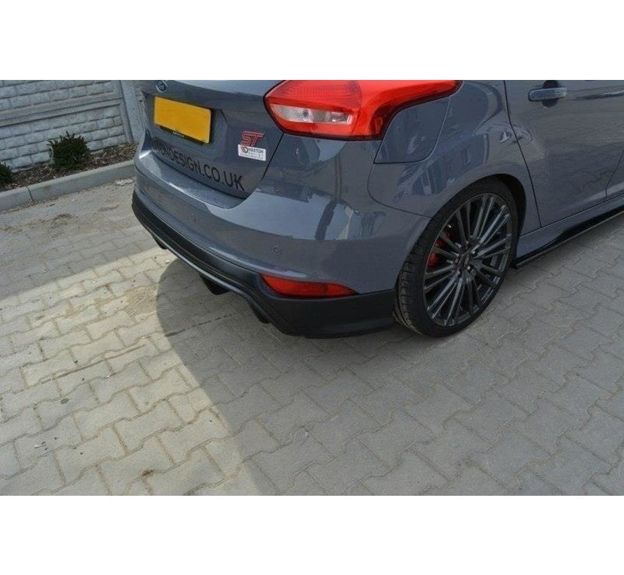 Maxton Design REAR DIFFUSER Ford Focus ST Mk3 FL (RS-Look)