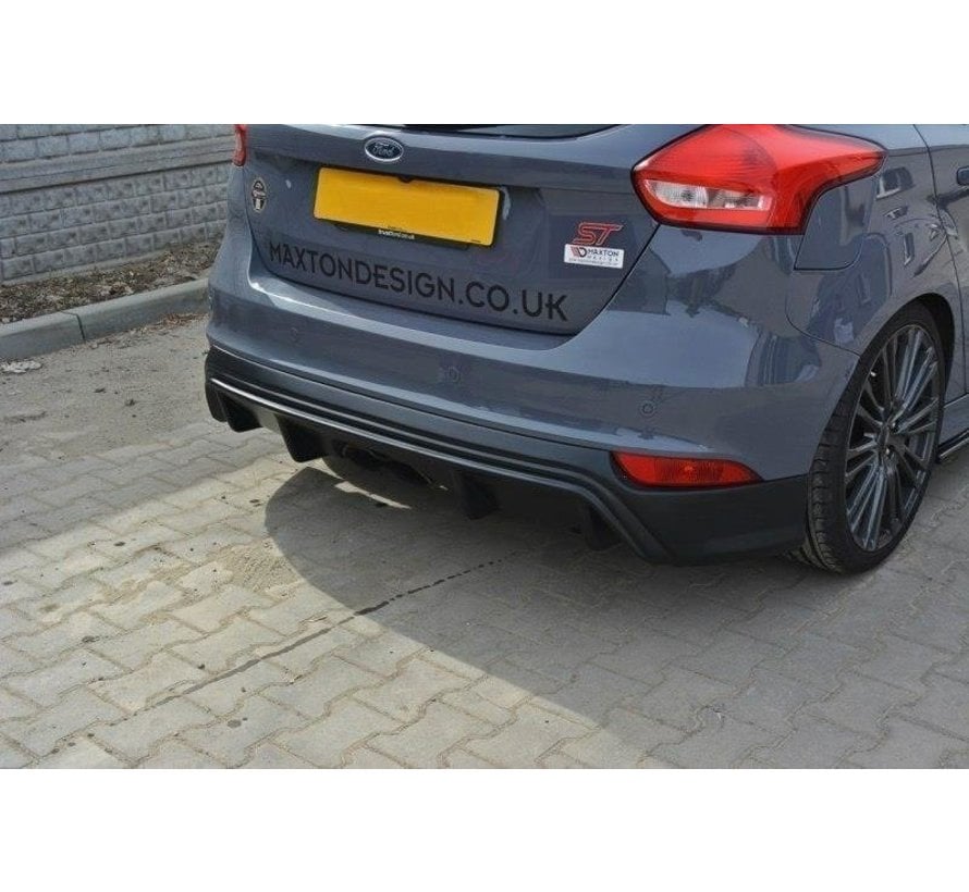 Maxton Design REAR DIFFUSER Ford Focus ST Mk3 FL (RS-Look)