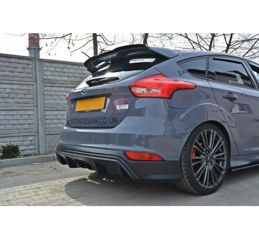 Maxton Design REAR DIFFUSER Ford Focus ST Mk3 FL (RS-Look)