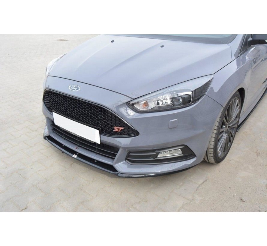 Maxton Design FRONT SPLITTER Ford Focus ST Mk3 FL (Cupra)