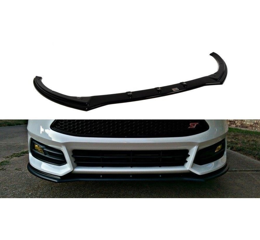 Maxton Design FRONT SPLITTER V.1 Ford Focus ST Mk3 FL