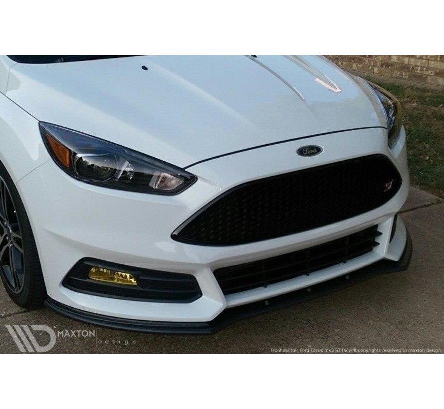 Maxton Design FRONT SPLITTER V.1 Ford Focus ST Mk3 FL