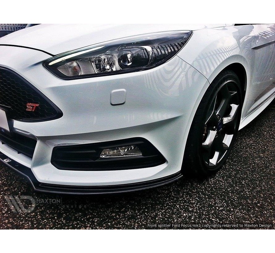 Maxton Design FRONT SPLITTER V.1 Ford Focus ST Mk3 FL