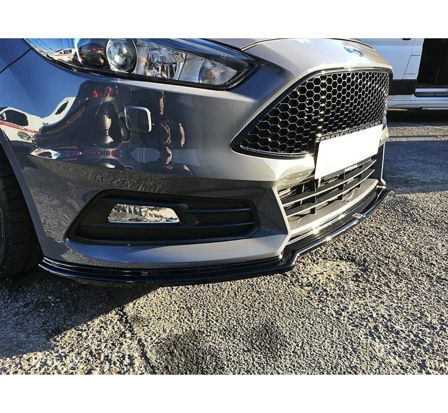 Maxton Design FRONT SPLITTER V.3 Ford Focus ST Mk3 FL