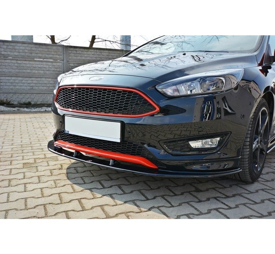 Maxton Design FRONT SPLITTER V.1 Ford Focus ST-Line Mk3 FL