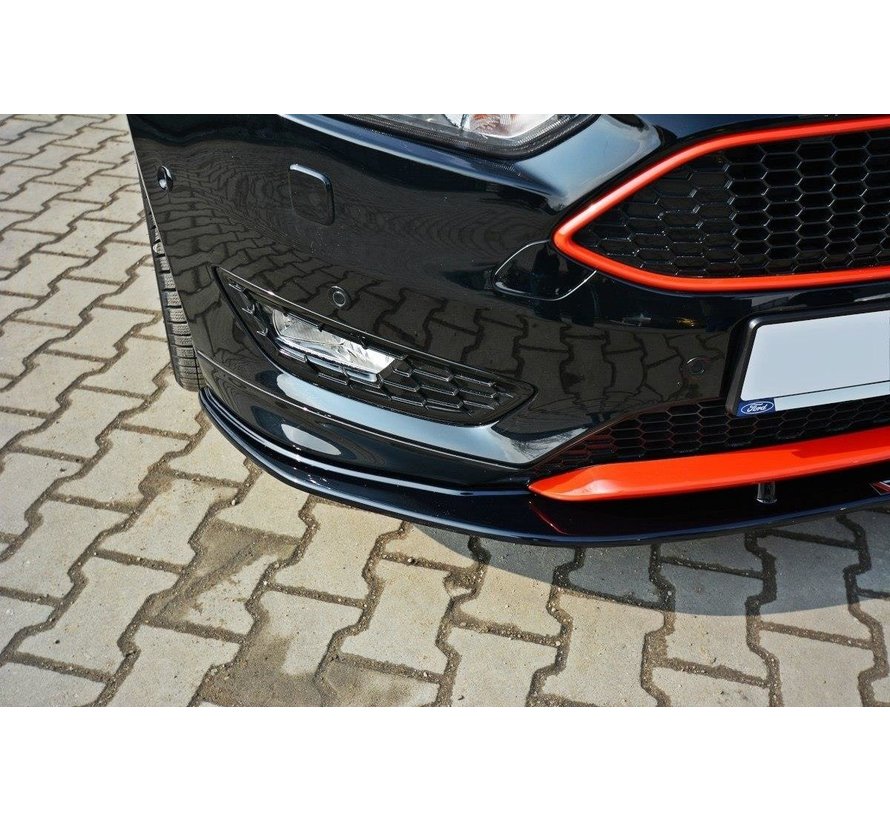 Maxton Design FRONT SPLITTER V.1 Ford Focus ST-Line Mk3 FL