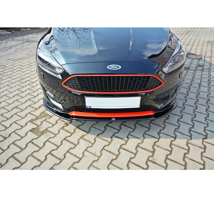 Maxton Design FRONT SPLITTER V.2 Ford Focus ST-Line Mk3 FL