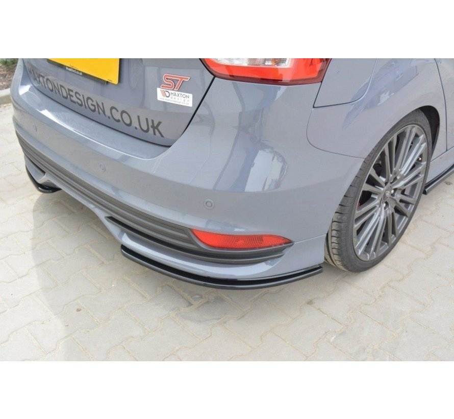 Maxton Design REAR SIDE SPLITTERS Ford Focus ST Mk3 FL