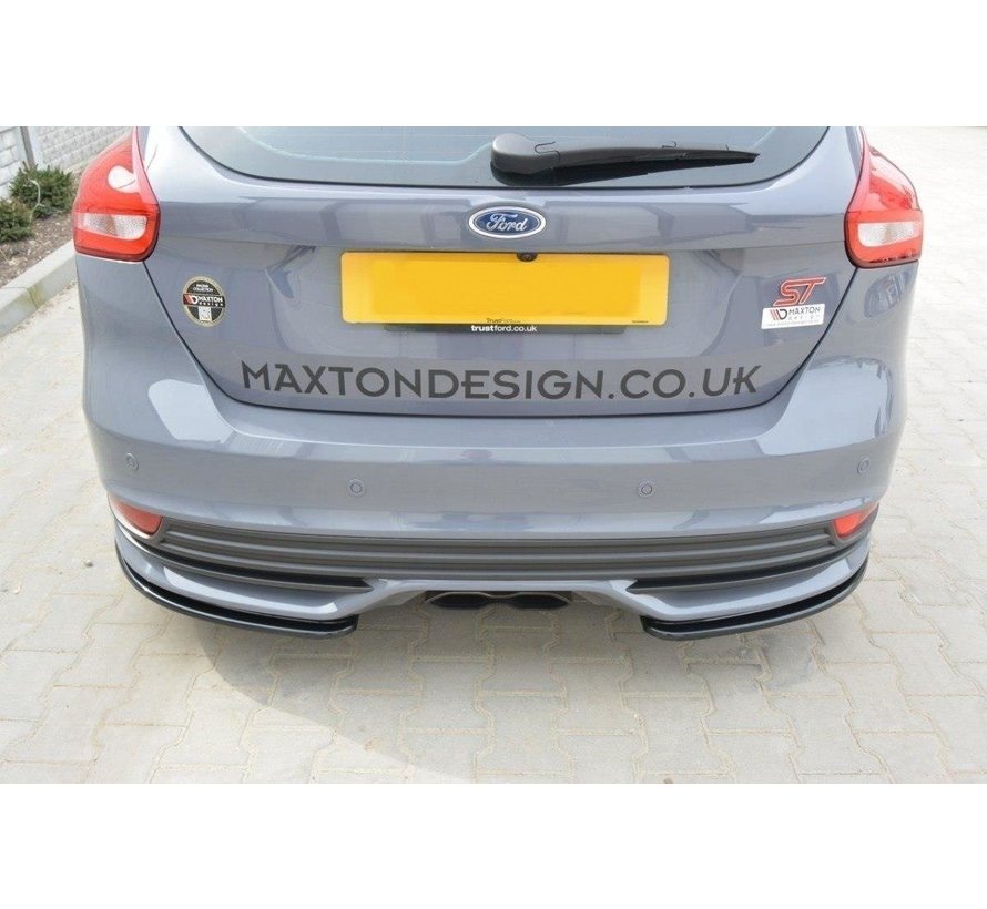 Maxton Design REAR SIDE SPLITTERS Ford Focus ST Mk3 FL