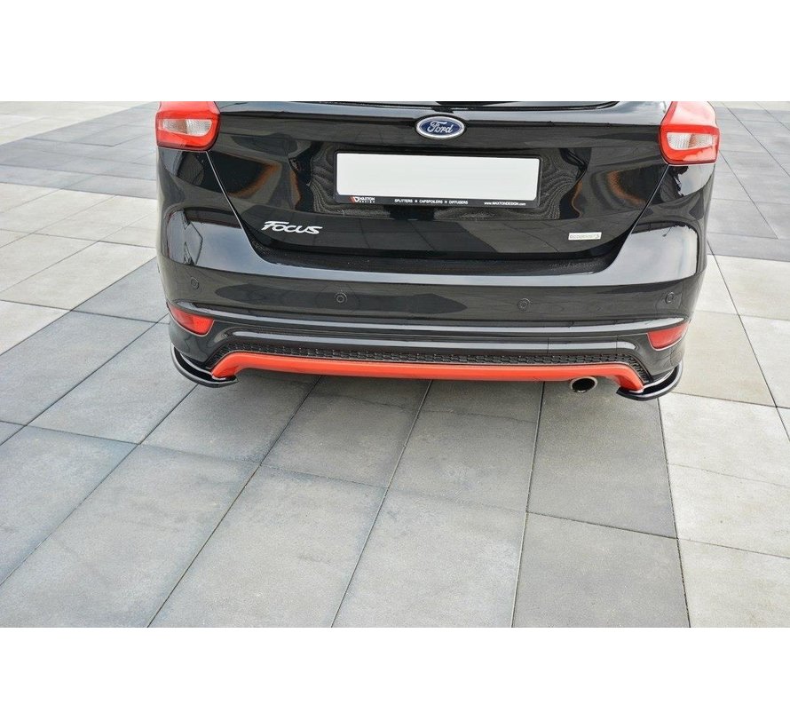 Maxton Design REAR SIDE SPLITTERS Ford Focus ST-Line Mk3 FL